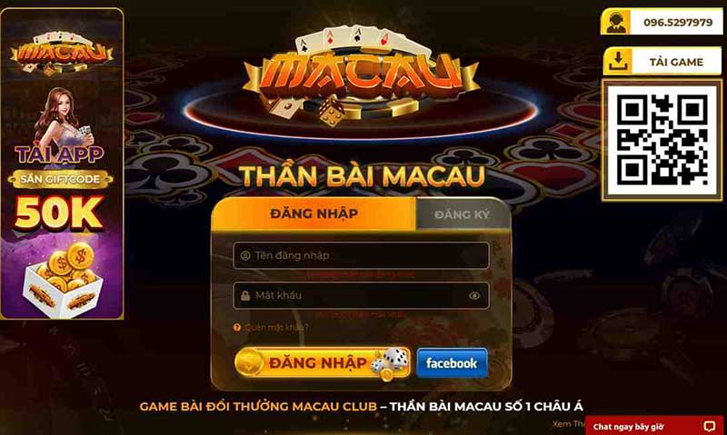 Macau CLub đổi thưởng uy tín